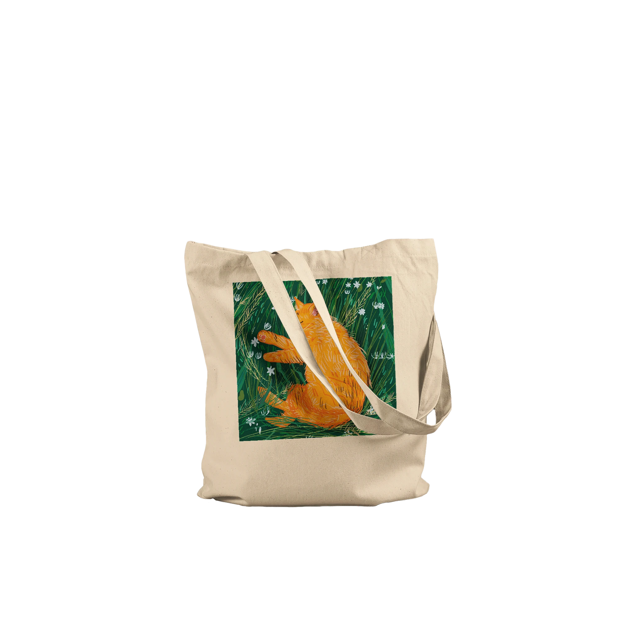 "Cat Resting" Premium Tote Bag