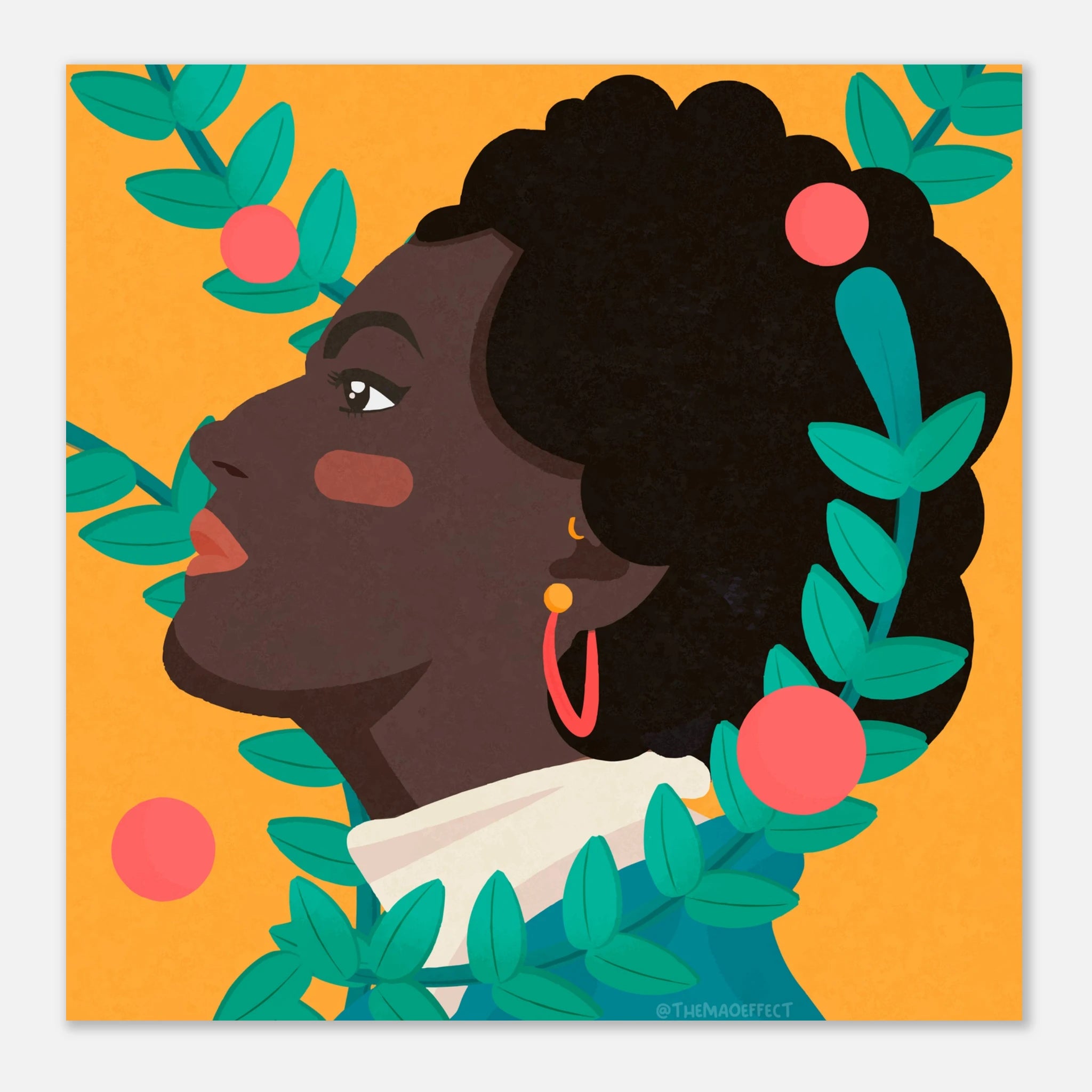 "Resistan" Fine Art Poster 40x40 cm / 16x16″