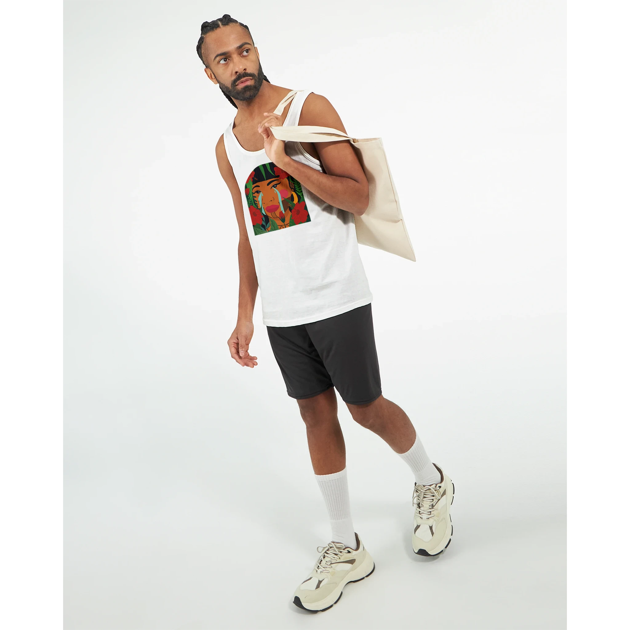 "Emberá Reflection" Premium Unisex Tank Top